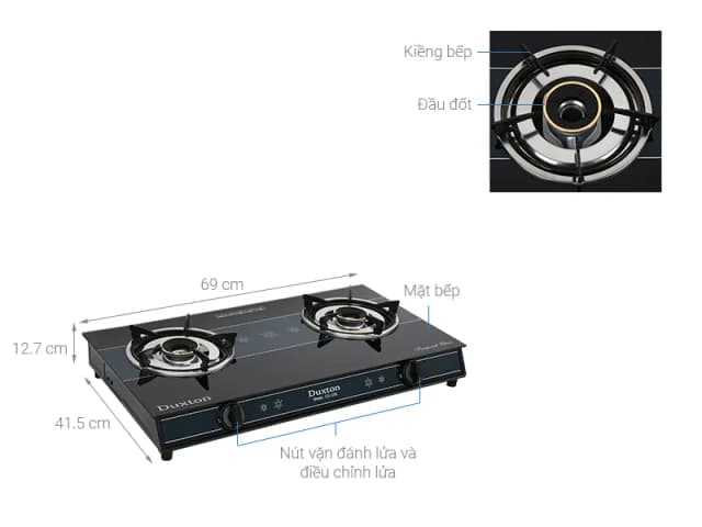 So sánh giá Bếp ga đôi Duxton DG-595 rẻ nhất? - Ảnh 2