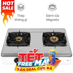 Bếp gas đôi Rinnai RV-365(SW)N - Giá rẻ nhất hôm nay - Ảnh 2