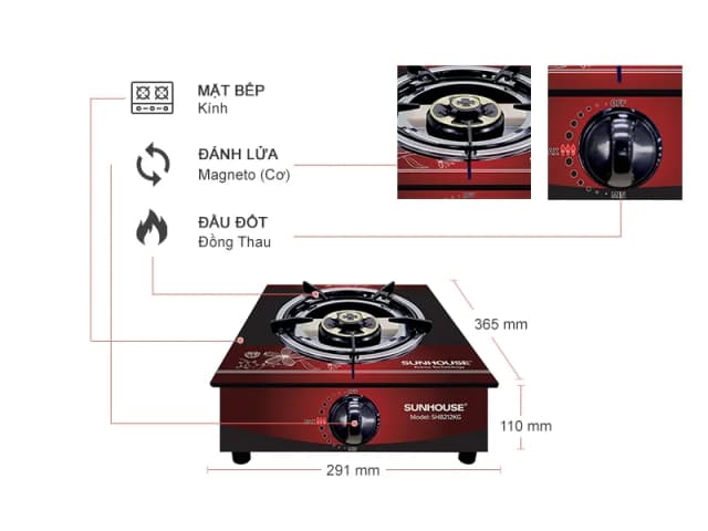 So sánh giá Bếp ga đơn Sunhouse SHB212KG rẻ nhất? - Ảnh 20