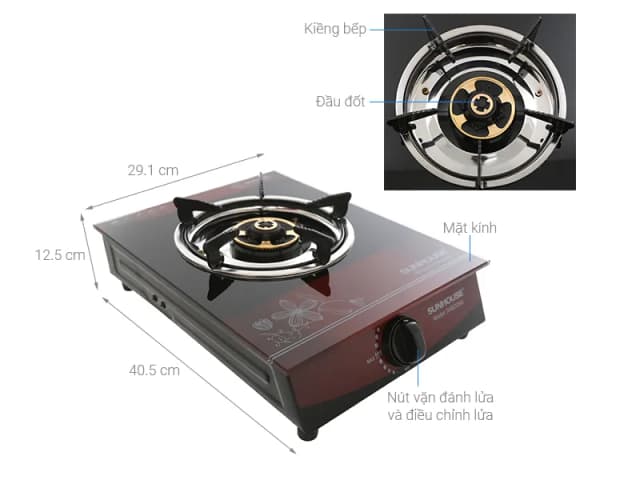 So sánh giá Bếp ga đơn Sunhouse SHB212KG rẻ nhất? - Ảnh 8