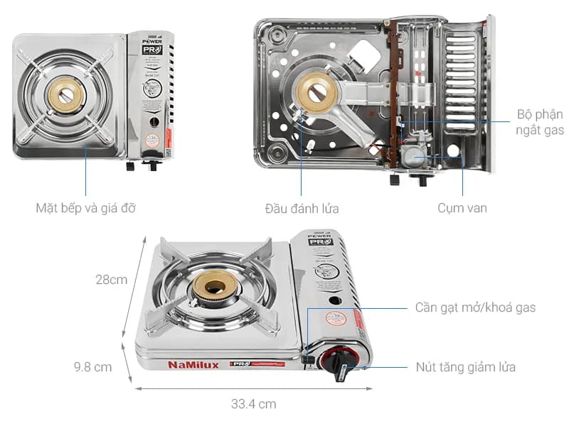 So sánh giá Bếp ga mini Namilux NH-P3031AS - Tìm sản phẩm giá rẻ nhất - Ảnh 9