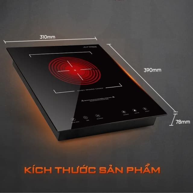 Top 1 so sánh giá Bếp hồng ngoại đơn Crystal P-27 2000W - Tìm sản phẩm giá rẻ nhất - Ảnh 14