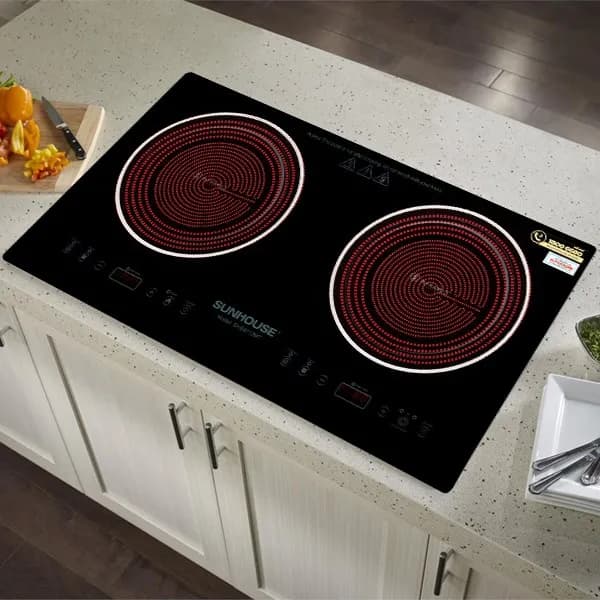 So sánh giá Bếp hồng ngoại đôi âm Sunhouse SHB9112MT 3600W rẻ nhất? - Ảnh 2