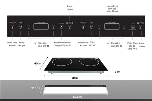 So sánh giá Bếp hồng ngoại đôi âm Sunhouse SHB9112MT 3600W rẻ nhất? - Ảnh 13