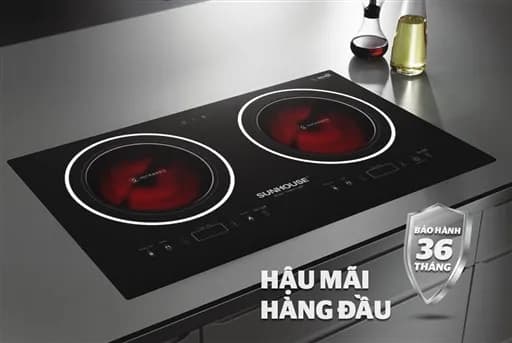 So sánh giá Bếp hồng ngoại đôi âm Sunhouse SHB9112MT 3600W rẻ nhất? - Ảnh 9