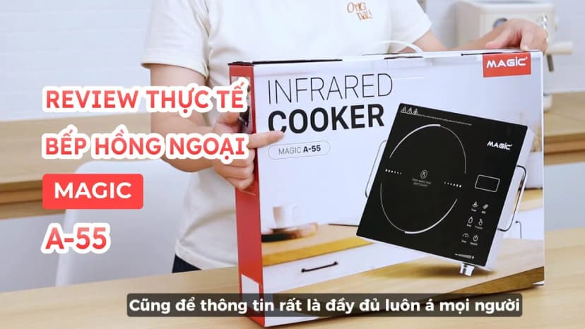 Bếp hồng ngoại đơn Magic A-55 2200W - Giá rẻ nhất hôm nay - Ảnh 4