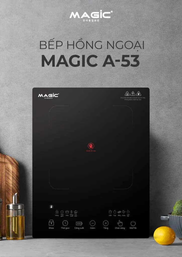 Bếp hồng ngoại đơn Magic A-55 2200W - Giá rẻ nhất hôm nay - Ảnh 9