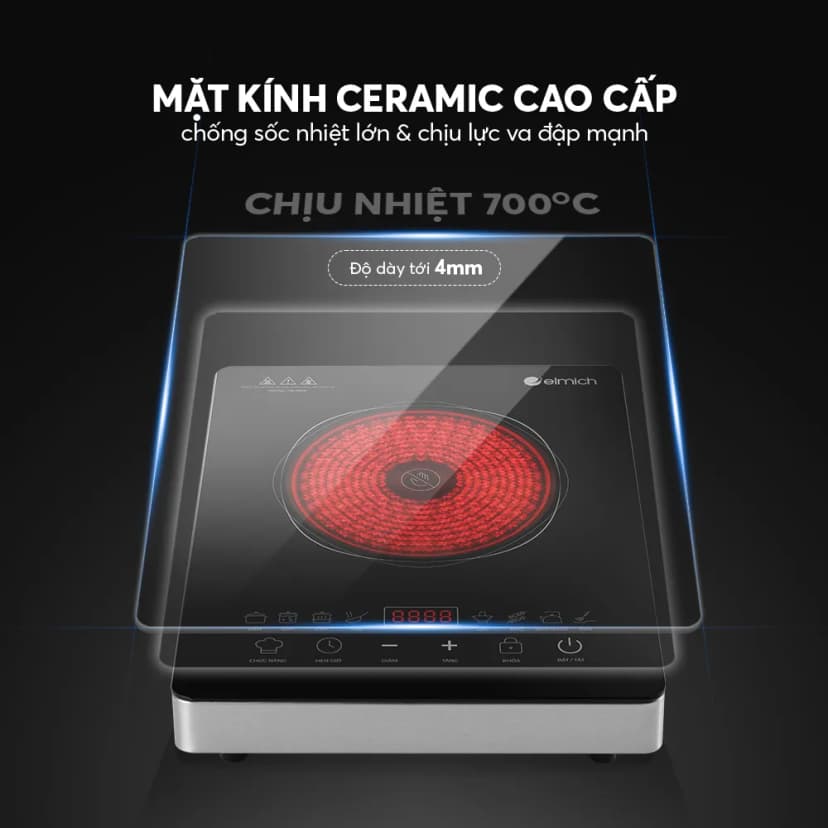 So sánh giá Bếp hồng ngoại đơn Elmich IFE-8906 2100W - Tìm sản phẩm giá rẻ nhất - Ảnh 17