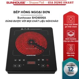 So sánh giá Bếp hồng ngoại đơn Sunhouse SHD6006A 2000W - Tìm sản phẩm giá rẻ nhất - Ảnh 14