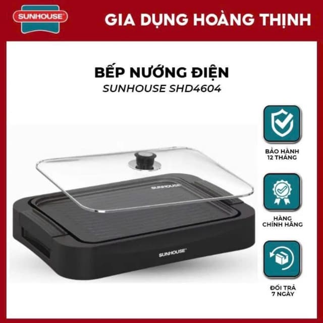 Top 1 so sánh giá Bếp nướng điện Sunhouse SHD4604 - Tìm sản phẩm giá rẻ nhất - Ảnh 3