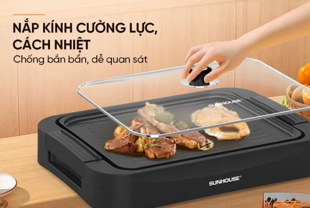 Top 1 so sánh giá Bếp nướng điện Sunhouse SHD4604 - Tìm sản phẩm giá rẻ nhất - Ảnh 4