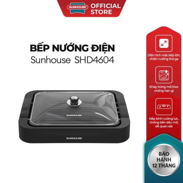Top 1 so sánh giá Bếp nướng điện Sunhouse SHD4604 - Tìm sản phẩm giá rẻ nhất - Ảnh 5