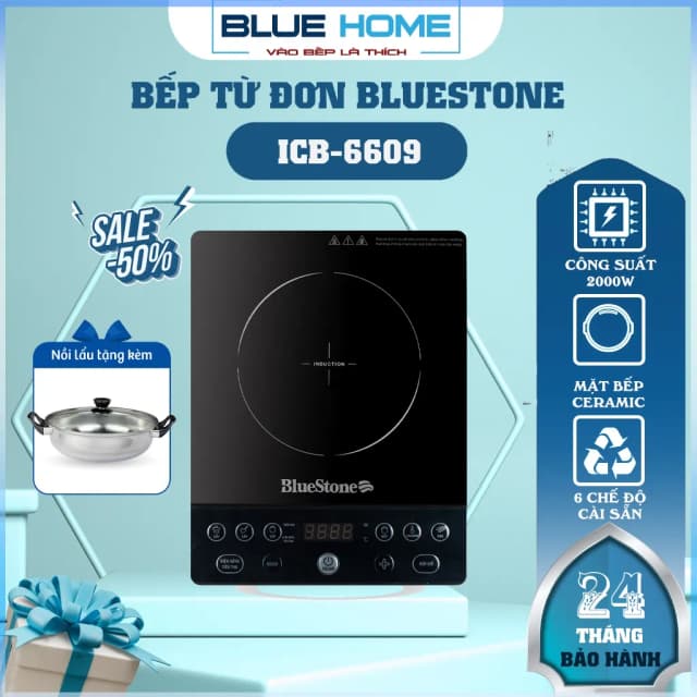 Top 1 so sánh giá Bếp từ đơn BlueStone ICB-6609 2000W - Tìm sản phẩm giá rẻ nhất - Ảnh 16