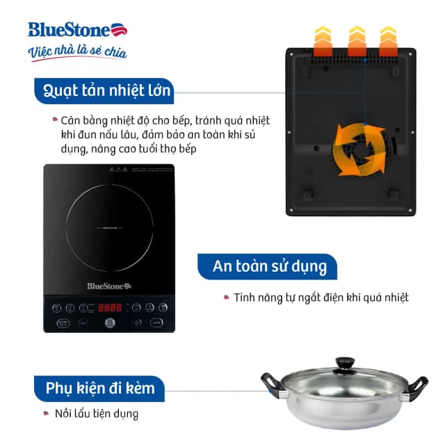 Top 1 so sánh giá Bếp từ đơn BlueStone ICB-6609 2000W - Tìm sản phẩm giá rẻ nhất - Ảnh 8