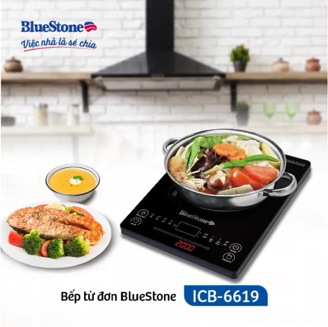 Bếp từ đơn BlueStone ICB-6619 2000W - Ảnh 12
