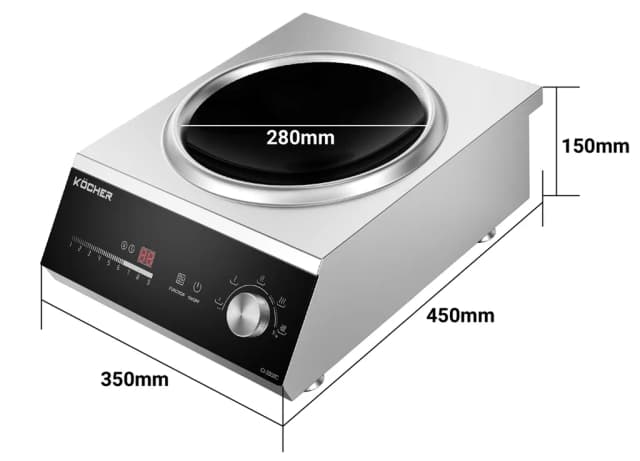 Top 1 so sánh giá Bếp từ công nghiệp Kocher CI-3500C 3500W - Tìm sản phẩm giá rẻ nhất - Ảnh 11