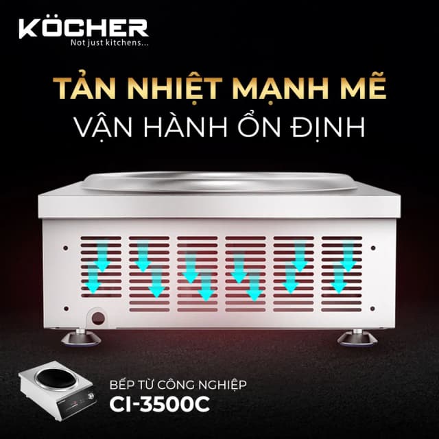 Top 1 so sánh giá Bếp từ công nghiệp Kocher CI-3500C 3500W - Tìm sản phẩm giá rẻ nhất - Ảnh 12