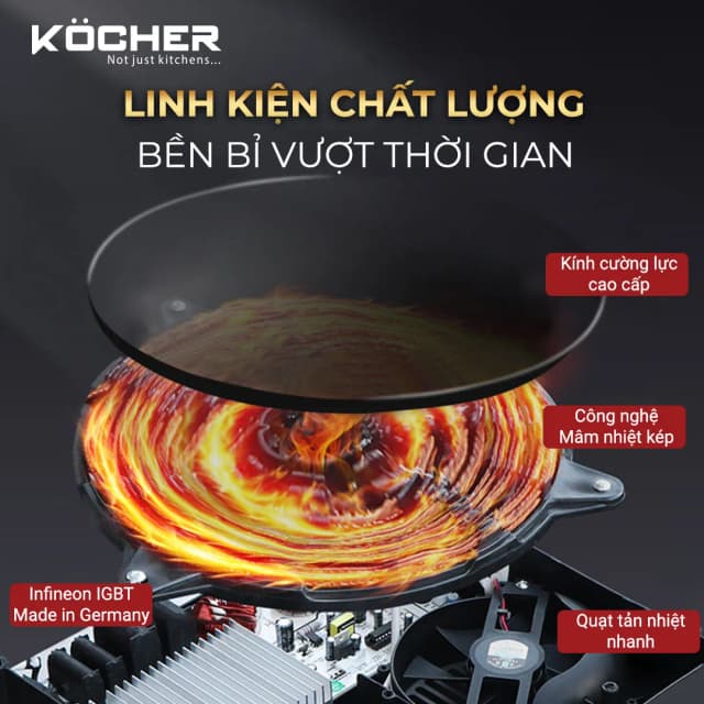 Top 1 so sánh giá Bếp từ công nghiệp Kocher CI-3500C 3500W - Tìm sản phẩm giá rẻ nhất - Ảnh 16