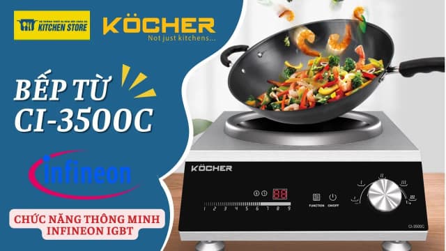 Top 1 so sánh giá Bếp từ công nghiệp Kocher CI-3500C 3500W - Tìm sản phẩm giá rẻ nhất - Ảnh 11