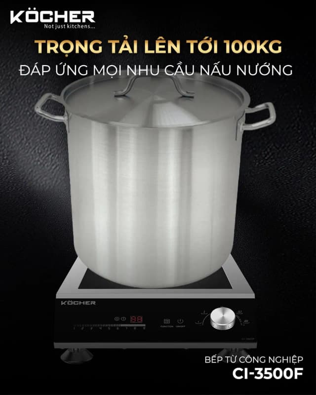 Top 1 so sánh giá Bếp từ công nghiệp Kocher CI-3500F 3500W - Tìm sản phẩm giá rẻ nhất - Ảnh 15