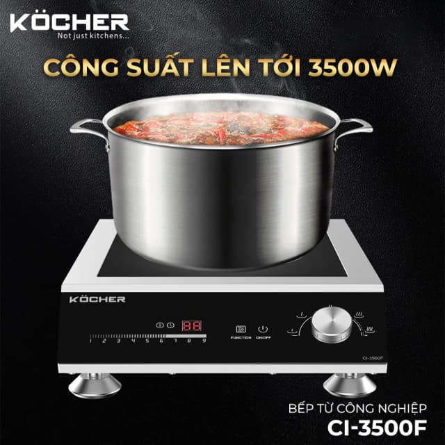 Top 1 so sánh giá Bếp từ công nghiệp Kocher CI-5000W 5000W - Tìm sản phẩm giá rẻ nhất - Ảnh 16