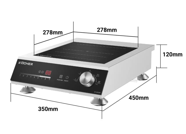 Top 1 so sánh giá Bếp từ công nghiệp Kocher CI-5000W 5000W - Tìm sản phẩm giá rẻ nhất - Ảnh 7