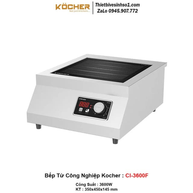 Top 1 so sánh giá Bếp từ công nghiệp Kocher CI-5000W 5000W - Tìm sản phẩm giá rẻ nhất - Ảnh 10