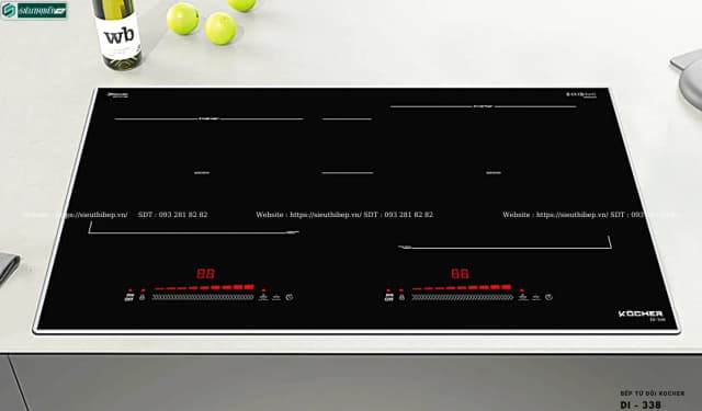 Top 1 so sánh giá Bếp từ đôi âm Kocher DI-338 Pro 5000W - Tìm sản phẩm giá rẻ nhất - Ảnh 3
