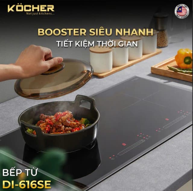 Top 1 so sánh giá Bếp từ đôi âm Kocher DI-616SE 4000W - Tìm sản phẩm giá rẻ nhất - Ảnh 4