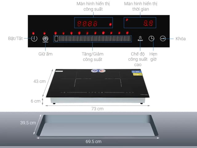 Top 1 so sánh giá Bếp từ đôi âm Kocher DI-616SE 4000W - Tìm sản phẩm giá rẻ nhất - Ảnh 5
