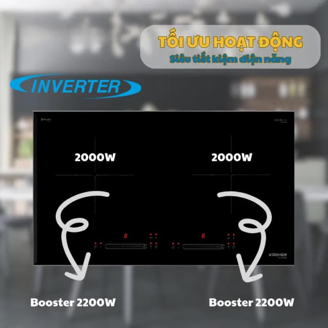 Top 1 so sánh giá Bếp từ đôi âm Kocher DI-616SE 4000W - Tìm sản phẩm giá rẻ nhất - Ảnh 6