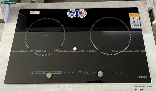 Top 1 so sánh giá Bếp từ đôi âm Kocher DI-616SE 4000W - Tìm sản phẩm giá rẻ nhất - Ảnh 8