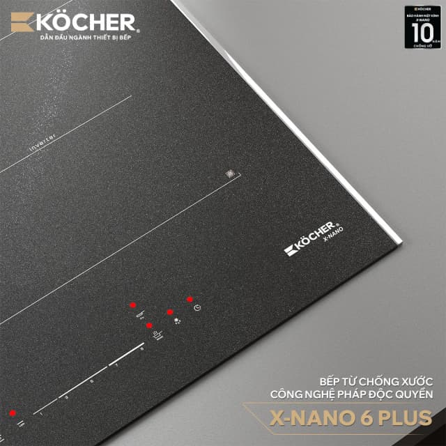Top 1 so sánh giá Bếp từ đôi âm Kocher X Nano 6 Plus 4000W - Tìm sản phẩm giá rẻ nhất - Ảnh 4