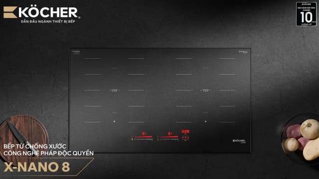 Bếp từ đôi âm Kocher X Nano 8 4000W - Ảnh 1