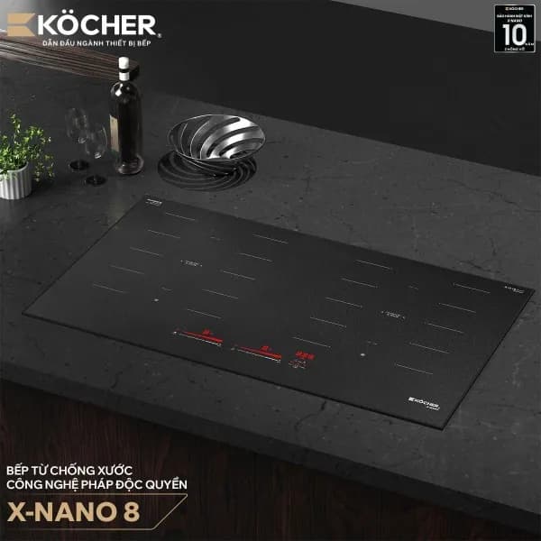 Bếp từ đôi âm Kocher X Nano 8 Plus 4000W - Giá rẻ nhất hôm nay - Ảnh 2
