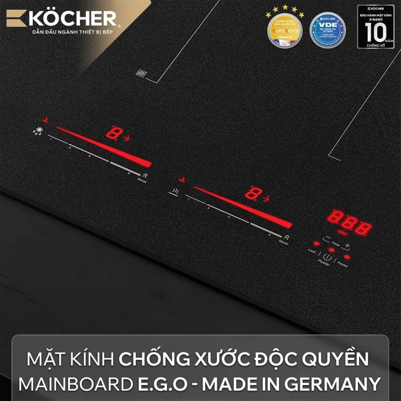 Bếp từ đôi âm Kocher X Nano 8 Plus 4000W - Giá rẻ nhất hôm nay - Ảnh 6