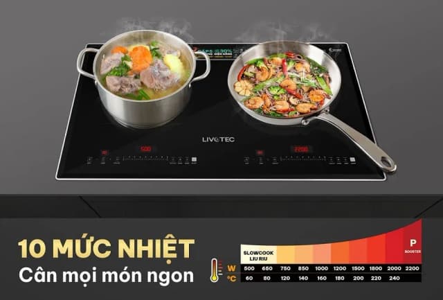 So sánh giá Bếp từ đôi âm Livotec LID-998M 4800W rẻ nhất? - Ảnh 7