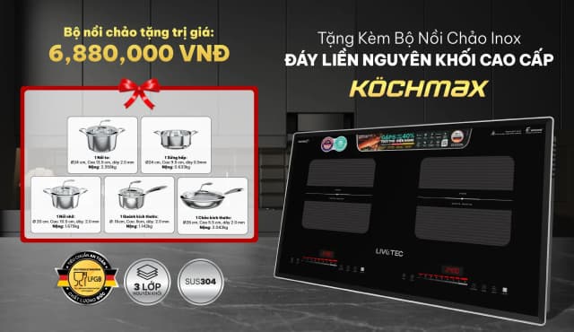 So sánh giá Bếp từ đôi âm Livotec LID-999M 5400W rẻ nhất? - Ảnh 19