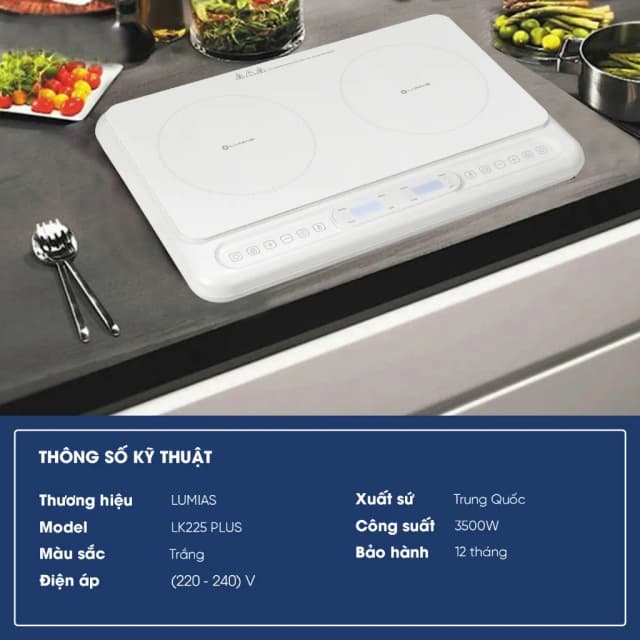 So sánh giá Bếp từ đôi LUMIAS LK225 PLUS 3500W rẻ nhất? - Ảnh 14