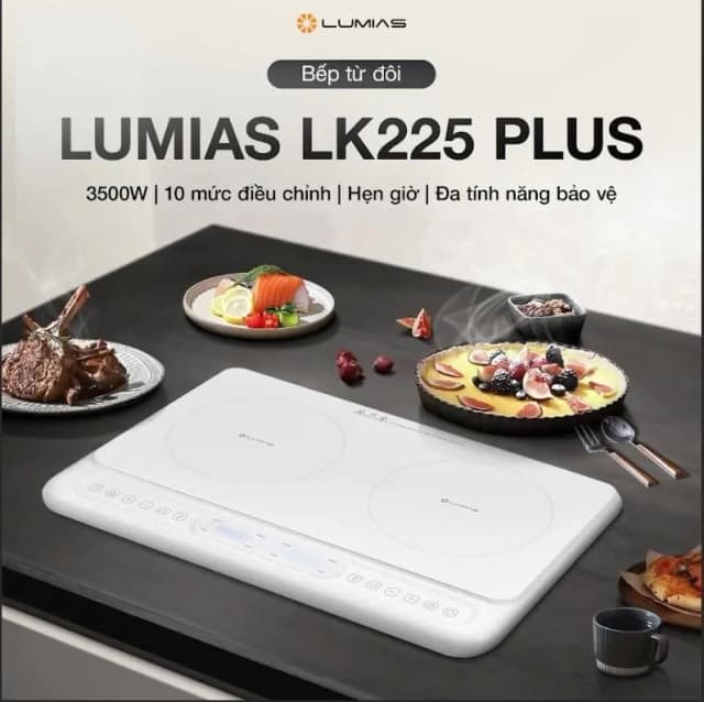 So sánh giá Bếp từ đôi LUMIAS LK225 PLUS 3500W rẻ nhất? - Ảnh 5