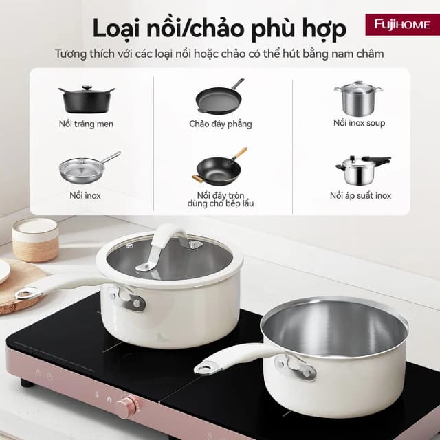 So sánh giá Bếp từ đôi FUJIHOME IC2602P 3400W rẻ nhất? - Ảnh 9