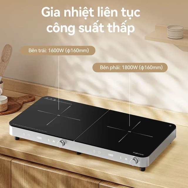 So sánh giá Bếp từ đôi FUJIHOME IC2602S 3400W rẻ nhất? - Ảnh 4