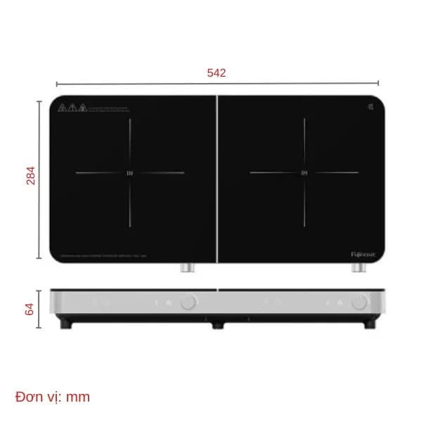 So sánh giá Bếp từ đôi FUJIHOME IC2602S 3400W rẻ nhất? - Ảnh 8