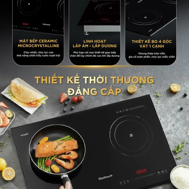 So sánh giá Bếp từ đôi âm BlueStone ICB-6825 5000W rẻ nhất? - Ảnh 11
