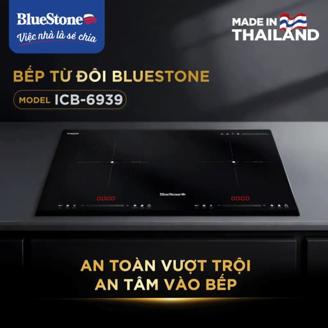 So sánh giá Bếp từ đôi âm BlueStone ICB-6939 5200W rẻ nhất? - Ảnh 4