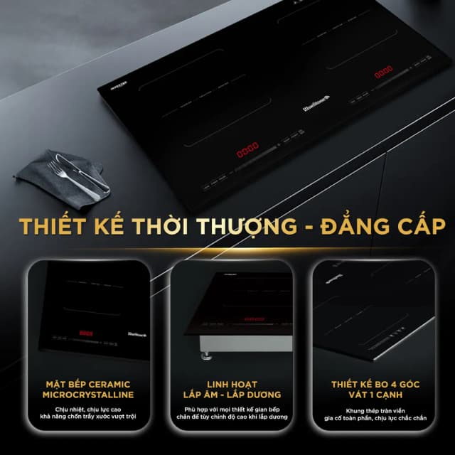 So sánh giá Bếp từ đôi âm BlueStone ICB-6949 5200W rẻ nhất? - Ảnh 11