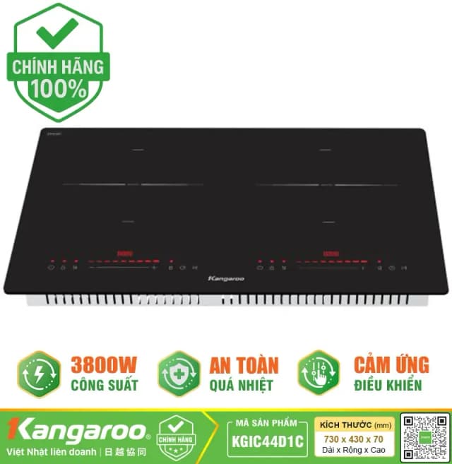 So sánh giá Bếp từ đôi âm Kangaroo KGIC44D1C 4400W rẻ nhất? - Ảnh 7