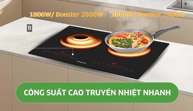 So sánh giá Bếp từ đôi âm Kangaroo KGIC44D1T 4400W rẻ nhất? - Ảnh 10