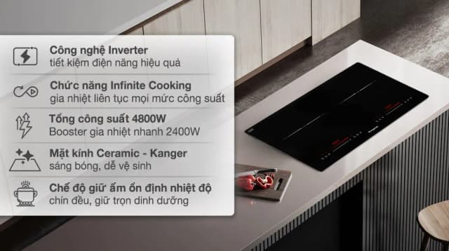 So sánh giá Bếp từ đôi âm Kangaroo KGIC48D1C 4800W rẻ nhất? - Ảnh 6