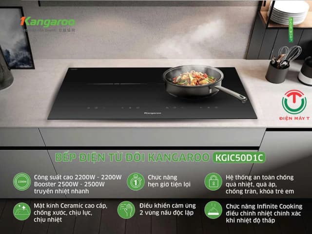 So sánh giá Bếp từ đôi âm Kangaroo KGIC50D1C 5000W rẻ nhất? - Ảnh 13
